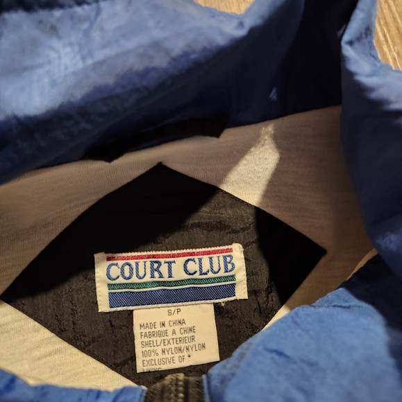 Vintage Court Club Windbreaker - Picture 2 of 3